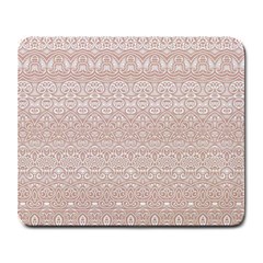 Boho Tan Lace Large Mousepads by SpinnyChairDesigns