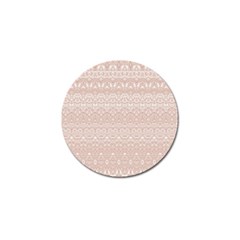 Boho Tan Lace Golf Ball Marker (4 Pack) by SpinnyChairDesigns