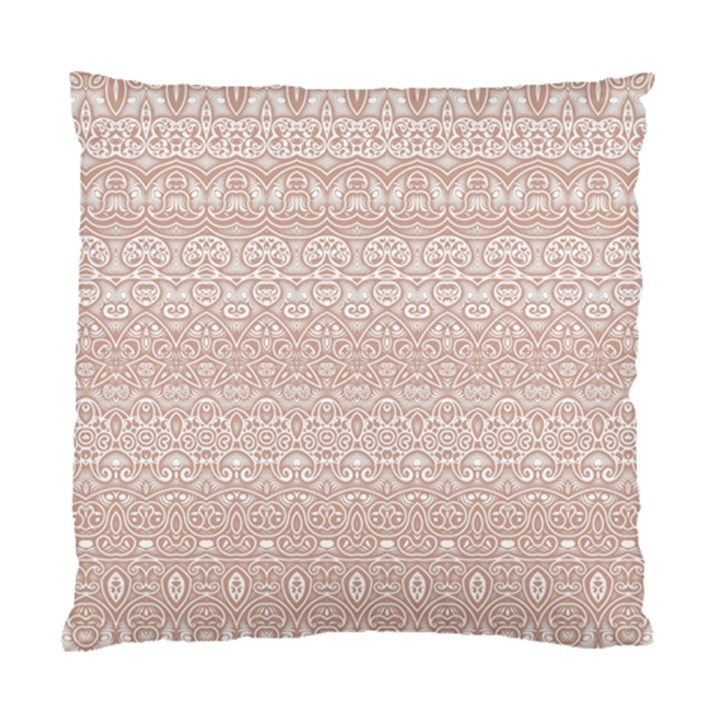 Boho Tan Lace Standard Cushion Case (One Side)