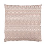 Boho Tan Lace Standard Cushion Case (Two Sides) Front