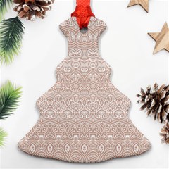 Boho Tan Lace Ornament (christmas Tree)  by SpinnyChairDesigns