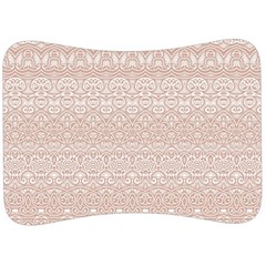 Boho Tan Lace Velour Seat Head Rest Cushion by SpinnyChairDesigns