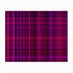 Fuchsia Madras Plaid Small Glasses Cloth by SpinnyChairDesigns