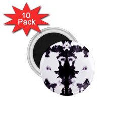 Rorschach Inkblot Pattern 1 75  Magnets (10 Pack)  by SpinnyChairDesigns