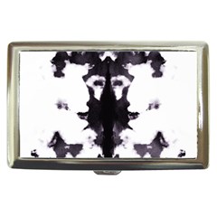 Rorschach Inkblot Pattern Cigarette Money Case by SpinnyChairDesigns