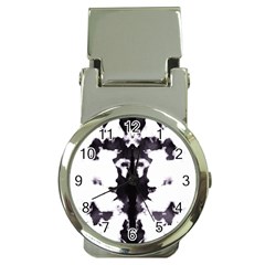 Rorschach Inkblot Pattern Money Clip Watches by SpinnyChairDesigns