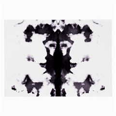 Rorschach Inkblot Pattern Large Glasses Cloth by SpinnyChairDesigns