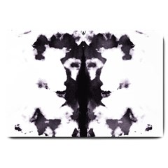 Rorschach Inkblot Pattern Large Doormat  by SpinnyChairDesigns