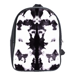 Rorschach Inkblot Pattern School Bag (large) by SpinnyChairDesigns