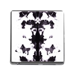 Rorschach Inkblot Pattern Memory Card Reader (square 5 Slot) by SpinnyChairDesigns