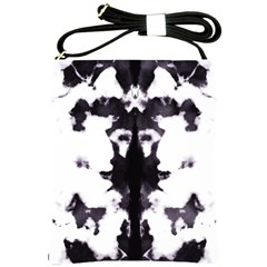 Rorschach Inkblot Pattern Shoulder Sling Bag by SpinnyChairDesigns