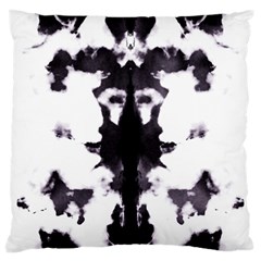 Rorschach Inkblot Pattern Large Cushion Case (two Sides) by SpinnyChairDesigns