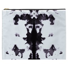 Rorschach Inkblot Pattern Cosmetic Bag (xxxl) by SpinnyChairDesigns