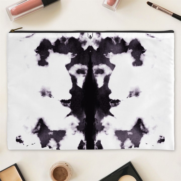 Rorschach Inkblot Pattern Cosmetic Bag (XXXL)