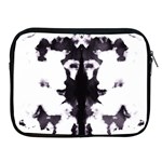 Rorschach Inkblot Pattern Apple iPad 2/3/4 Zipper Cases Front