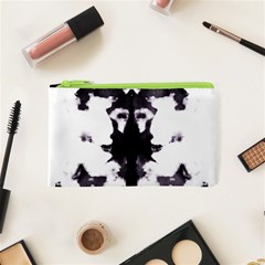 Rorschach Inkblot Pattern Cosmetic Bag (xs) by SpinnyChairDesigns