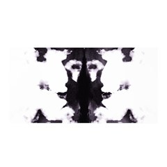 Rorschach Inkblot Pattern Satin Wrap by SpinnyChairDesigns