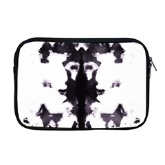 Rorschach Inkblot Pattern Apple Macbook Pro 17  Zipper Case by SpinnyChairDesigns