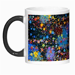 Abstract Paint Splatters Morph Mugs by SpinnyChairDesigns