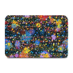 Abstract Paint Splatters Plate Mats by SpinnyChairDesigns