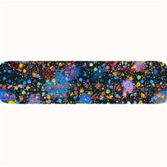 Abstract Paint Splatters Large Bar Mats by SpinnyChairDesigns