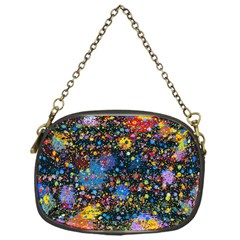 Abstract Paint Splatters Chain Purse (one Side) by SpinnyChairDesigns