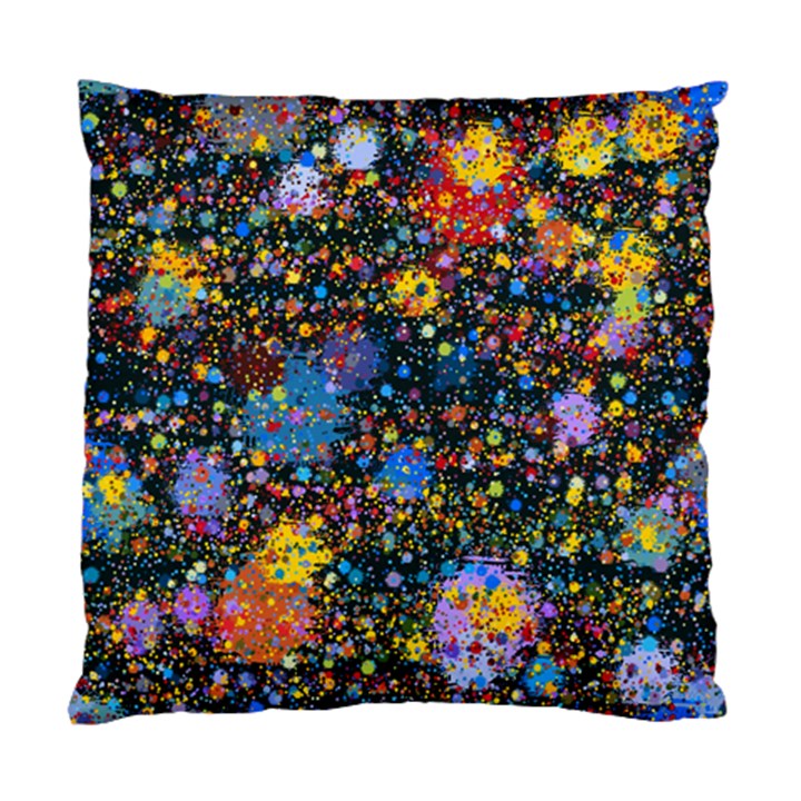 Abstract Paint Splatters Standard Cushion Case (One Side)