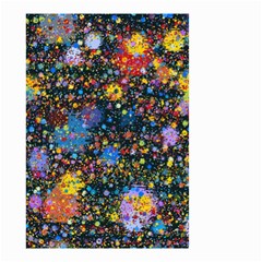 Abstract Paint Splatters Small Garden Flag (two Sides) by SpinnyChairDesigns