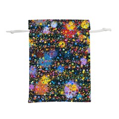 Abstract Paint Splatters Lightweight Drawstring Pouch (l) by SpinnyChairDesigns