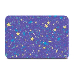 Starry Night Purple Plate Mats by SpinnyChairDesigns