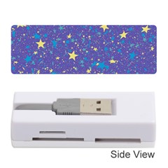 Starry Night Purple Memory Card Reader (stick) by SpinnyChairDesigns