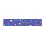 Starry Night Purple Flano Scarf (Mini) Front