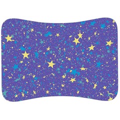 Starry Night Purple Velour Seat Head Rest Cushion by SpinnyChairDesigns