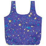 Starry Night Purple Full Print Recycle Bag (XXXL) Front