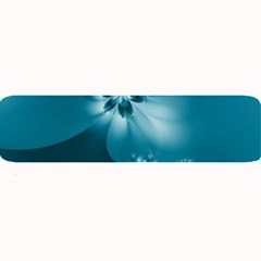 Teal Floral Print Large Bar Mats