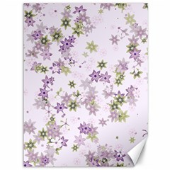 Purple Wildflower Print Canvas 36  X 48  by SpinnyChairDesigns