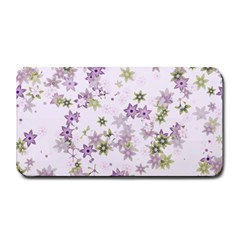 Purple Wildflower Print Medium Bar Mats by SpinnyChairDesigns