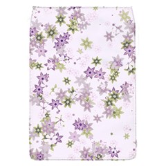 Purple Wildflower Print Removable Flap Cover (s) by SpinnyChairDesigns