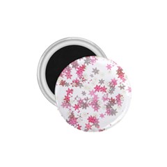 Pink Wildflower Print 1 75  Magnets by SpinnyChairDesigns