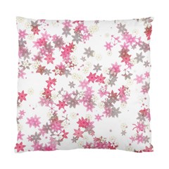 Pink Wildflower Print Standard Cushion Case (one Side) by SpinnyChairDesigns