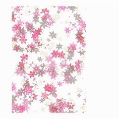 Pink Wildflower Print Small Garden Flag (two Sides) by SpinnyChairDesigns