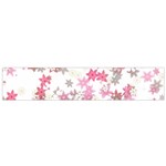 Pink Wildflower Print Small Flano Scarf Front