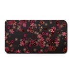 Pink Wine Floral Print Medium Bar Mats 16 x8.5  Bar Mat