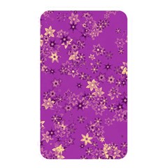 Gold Purple Floral Print Memory Card Reader (rectangular) by SpinnyChairDesigns