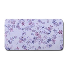 Pastel Purple Floral Pattern Medium Bar Mats by SpinnyChairDesigns