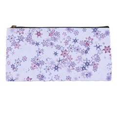 Pastel Purple Floral Pattern Pencil Case by SpinnyChairDesigns