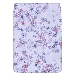 Pastel Purple Floral Pattern Removable Flap Cover (s) by SpinnyChairDesigns