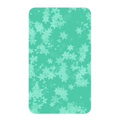 Biscay Green Floral Print Memory Card Reader (rectangular) by SpinnyChairDesigns