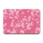 Blush Pink Floral Print Small Doormat  24 x16  Door Mat