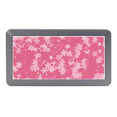 Blush Pink Floral Print Memory Card Reader (mini) by SpinnyChairDesigns